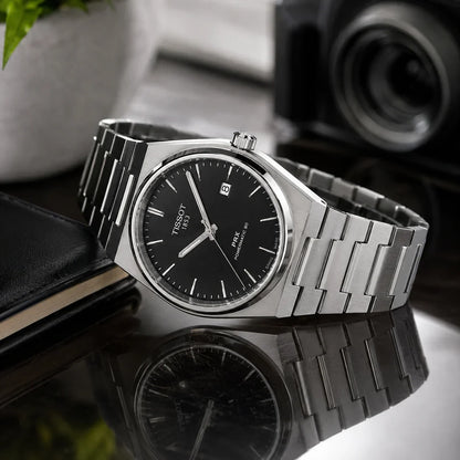 T!ss0t Luxury Men's Watch | Premium Stainless Steel Quartz Wristwatch with Sapphire Crystal