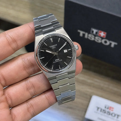 T!ss0t Luxury Men's Watch | Premium Stainless Steel Quartz Wristwatch with Sapphire Crystal
